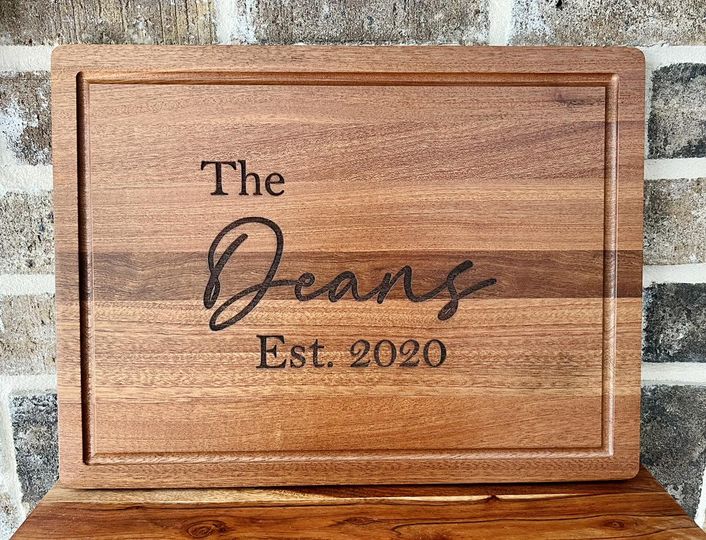 Customized Engraved Cutting Boards - Square