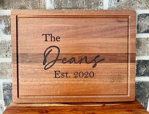 Customized Engraved Cutting Boards - Square