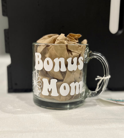 Glass Bonus Mom Mug
