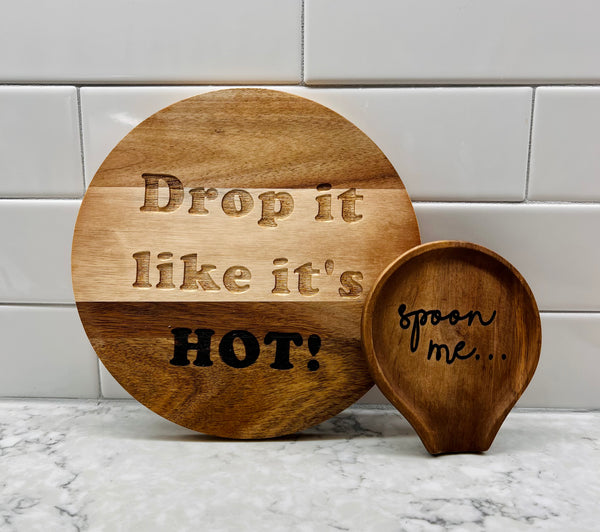 “Drop it” Trivet